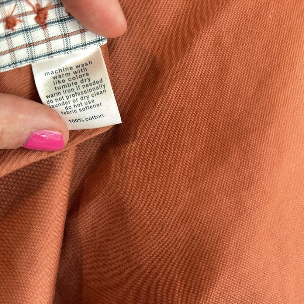 Paul Fredrick 15-34 Slim Fit 100% Cotton Long Sleeve Button Down Collared Shirt - Picture 7 of 10